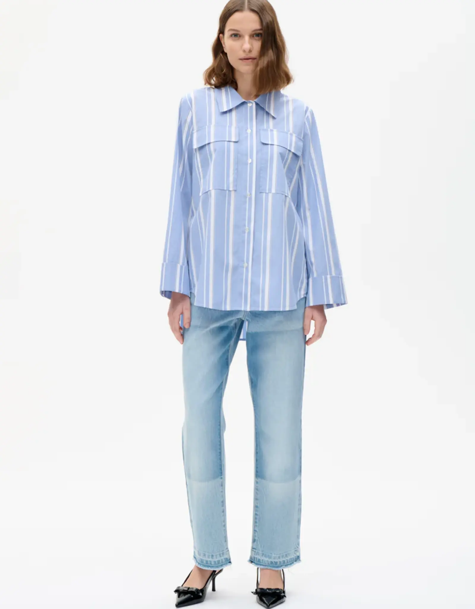 Baum Und Pferdgarten BAUM UND PFERDGARTEN MILO BLOUSE -  BLUE STRIPE