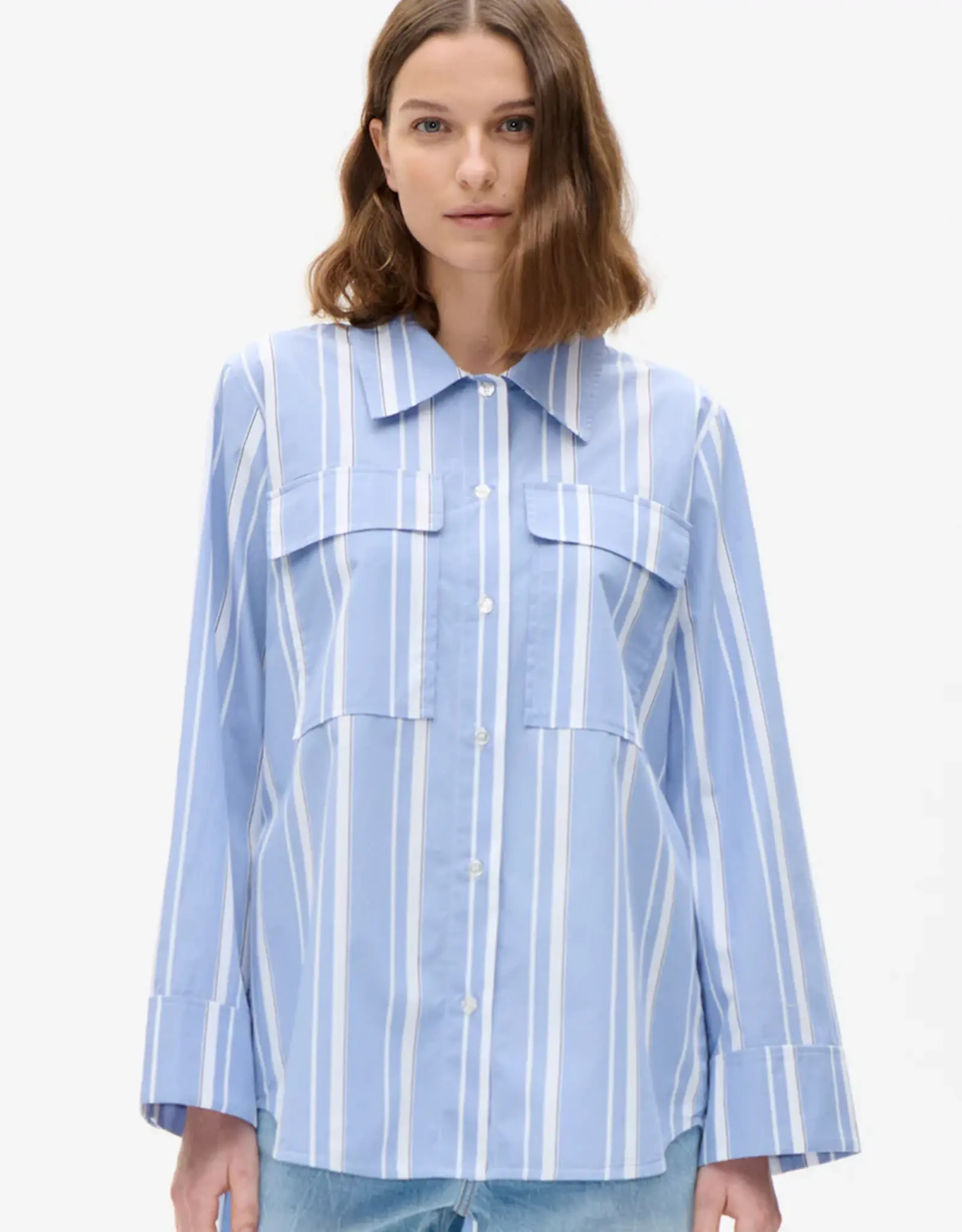 Baum Und Pferdgarten BAUM UND PFERDGARTEN MILO BLOUSE -  BLUE STRIPE