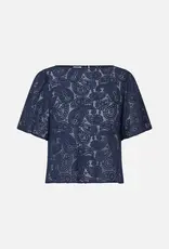 Baum Und Pferdgarten BAUM UND PFERDGARTEN MERA LACE TOP - EVENING BLUE