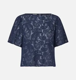 Baum Und Pferdgarten BAUM UND PFERDGARTEN MERA LACE TOP - EVENING BLUE