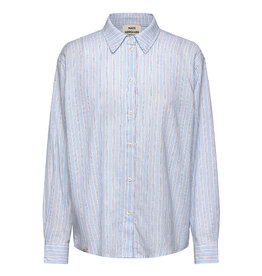 Mads Norgaard Mads Colin Crelly Shirt Pinstripe Blue