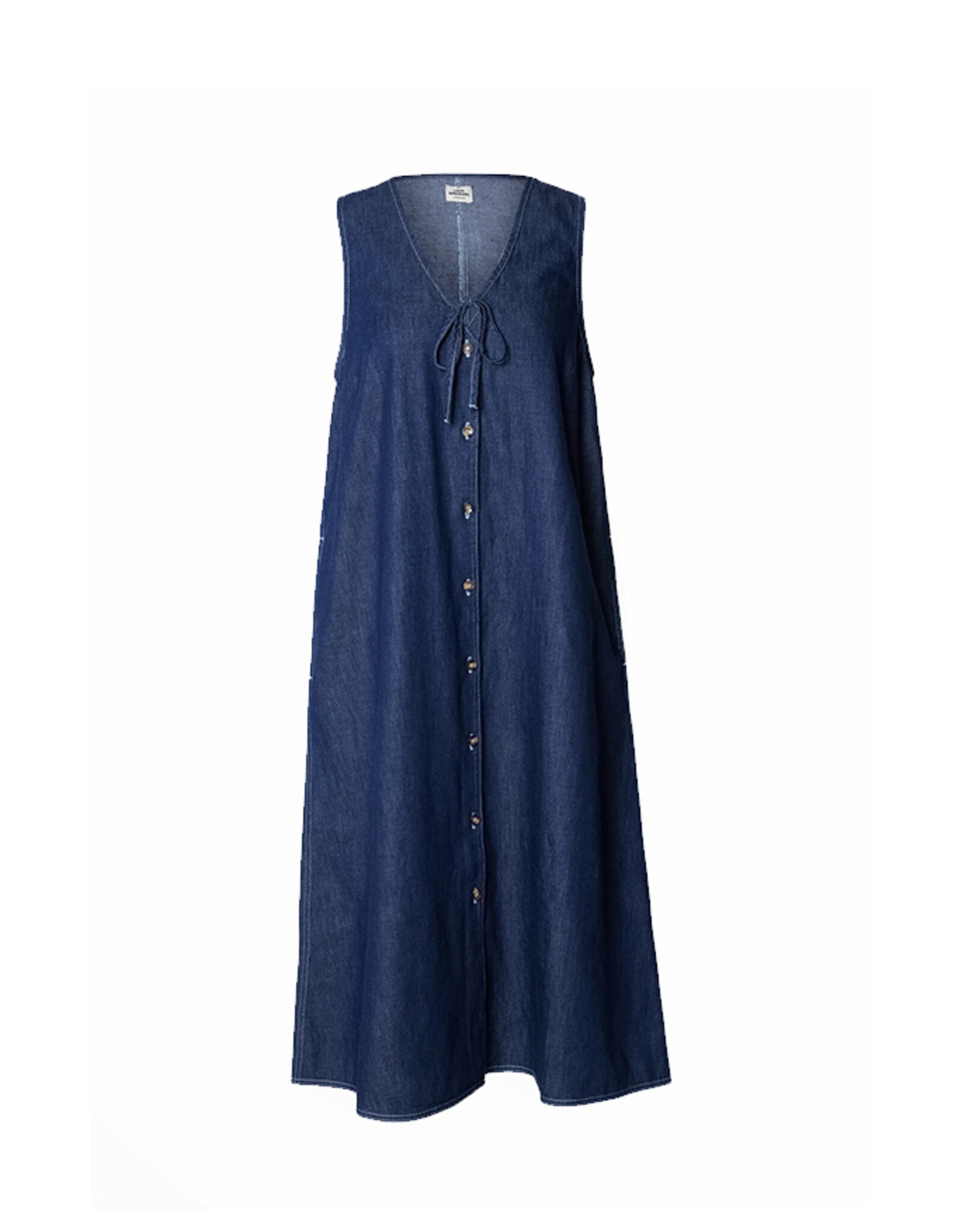 Mads Norgaard MADS NØRGAARD AIR PAULINE DRESS - DENIM