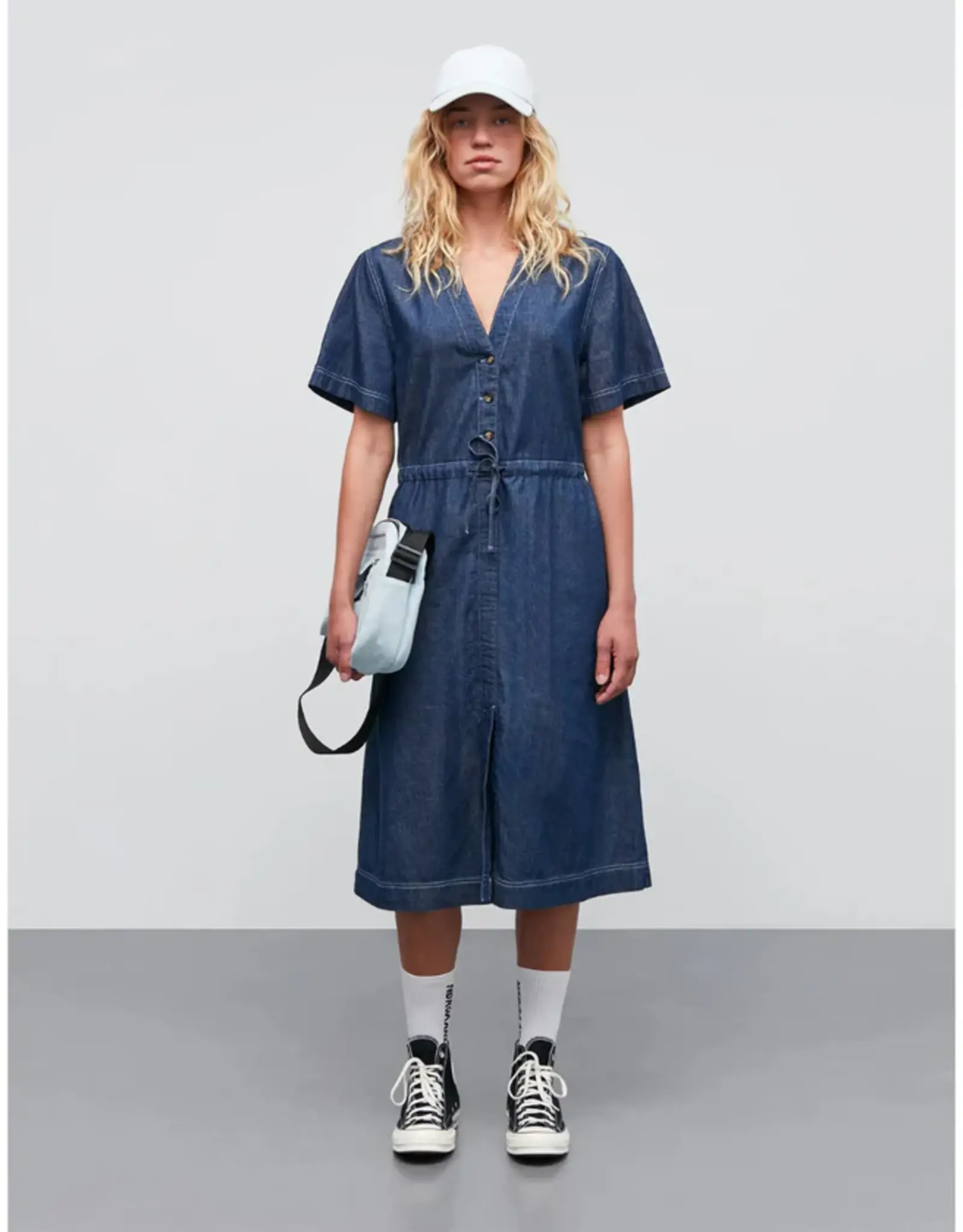 Mads Norgaard MADS NØRGAARD SANNE DRESS - DENIM