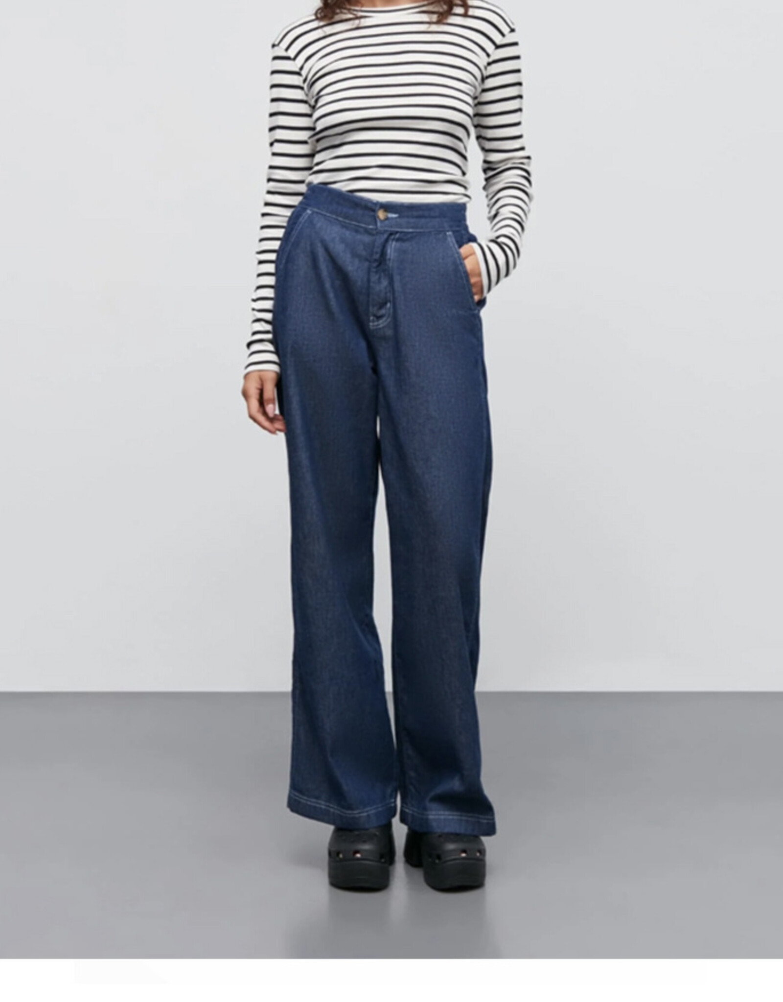 Mads Norgaard MADS NØRGAARD AIR SOTEM DRESS - DENIM