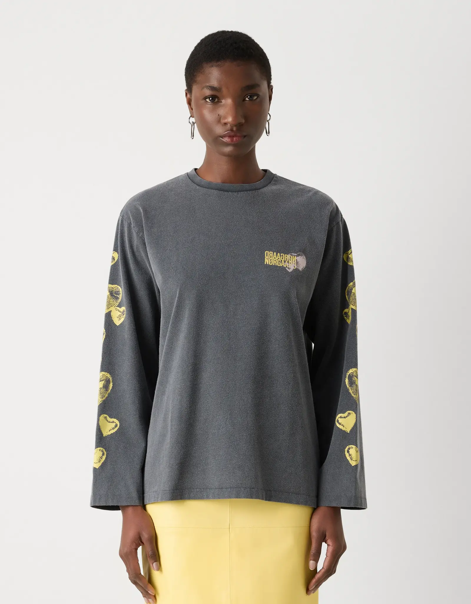 Mads Norgaard MADS NØRGAARD JERRY COTTON JERSEY TEE - BLACK