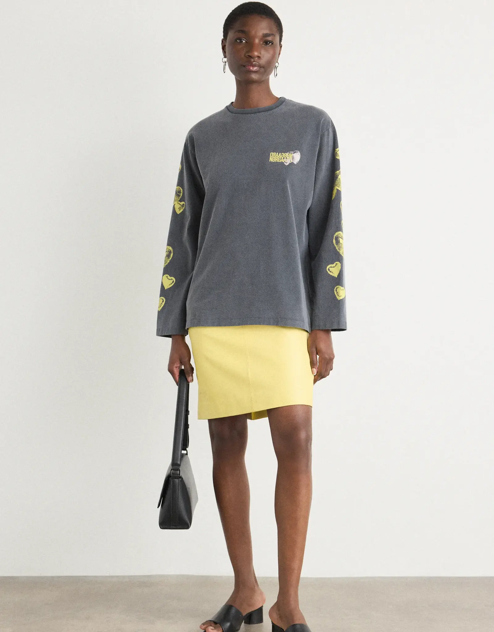Mads Norgaard MADS NØRGAARD JERRY COTTON JERSEY TEE - BLACK