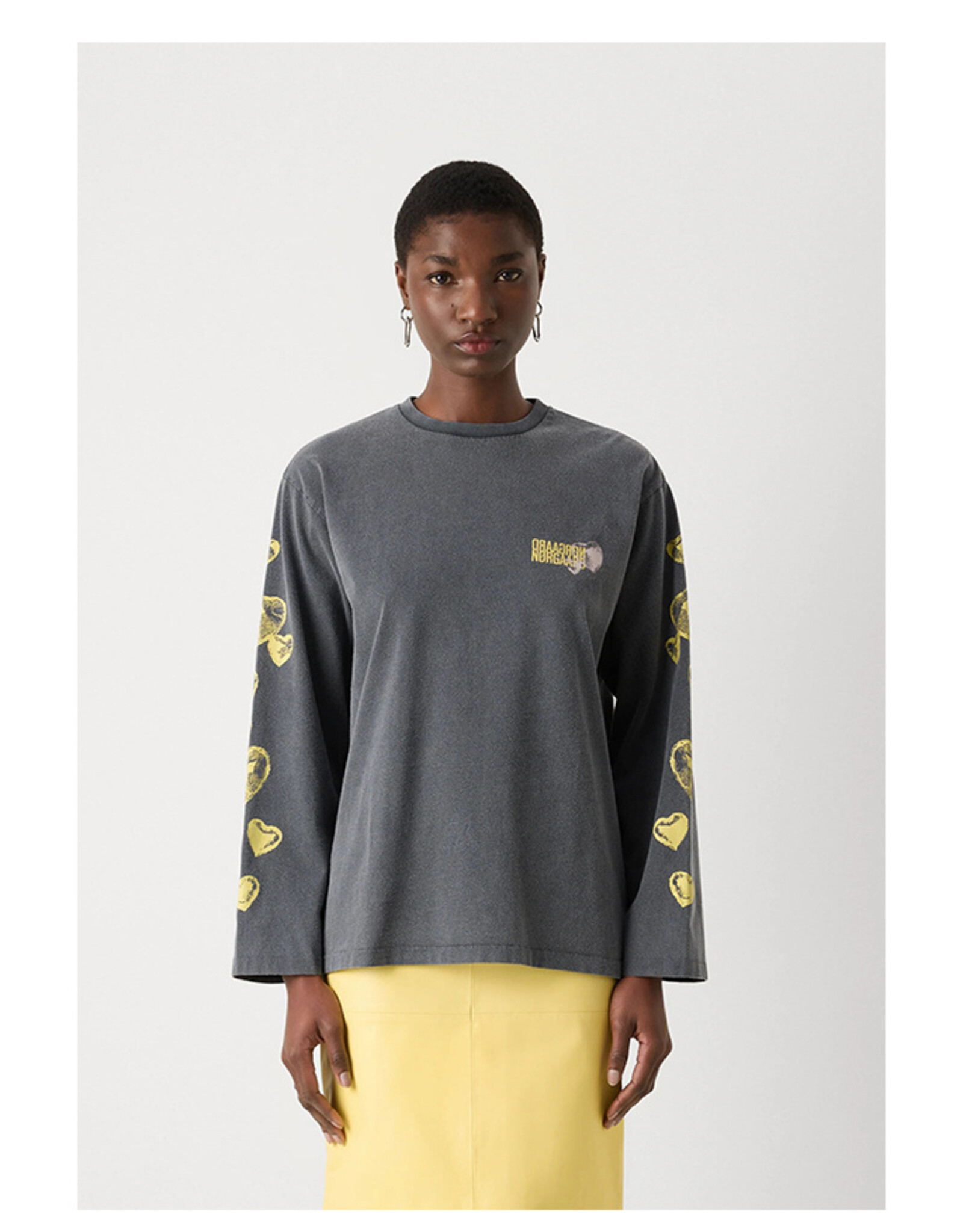 Mads Norgaard MADS NØRGAARD JERRY COTTON JERSEY TEE - BLACK