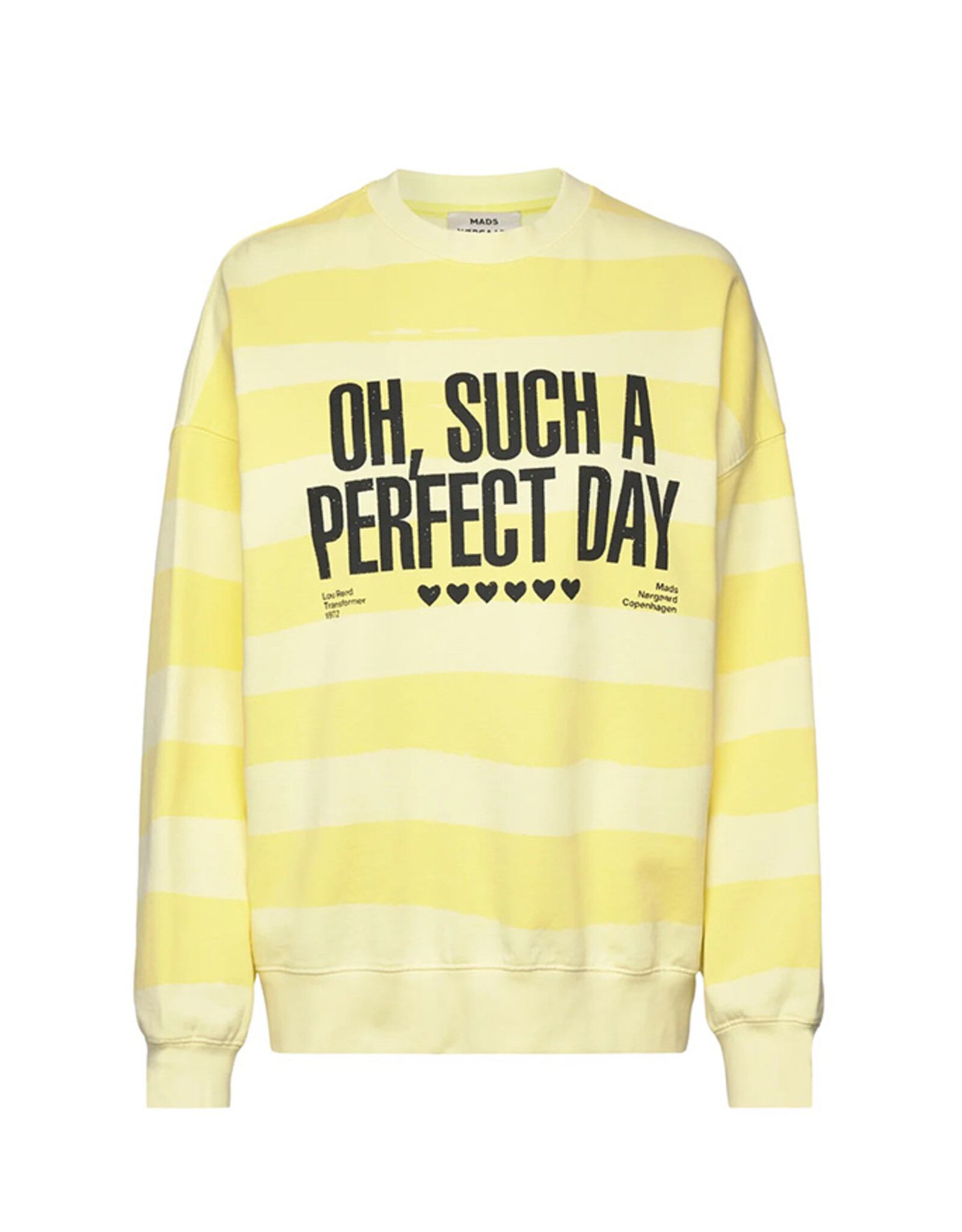 Mads Norgaard MADS NØRGAARD ATLI COMPACT SWEATSHIRT - YELLOW