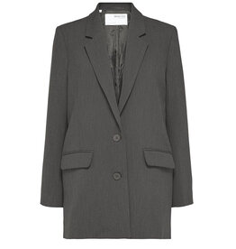 Selected Femme SELECTED FEMME RITA BLAZER - DARK GREY MELANGE