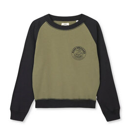 Mads Norgaard MADS NØRGAARD LIGHT TERRY SOLIMAN SWEATSHIRT - JET BLACK