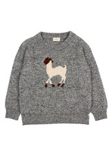 Buho BÚHO LLAMA JUMPER - GREY MELANGE