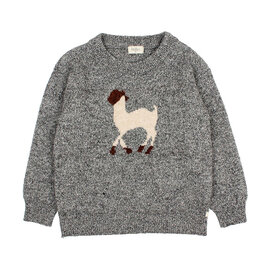 Buho BÚHO LLAMA JUMPER - GREY MELANGE