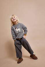 Buho BÚHO LLAMA JUMPER - GREY MELANGE