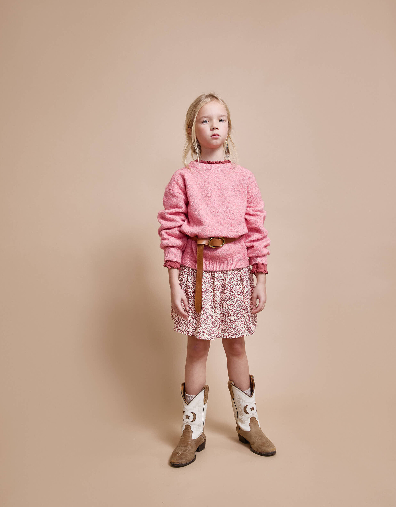 Buho BÚHO MELANGE JUMPER - CANDY