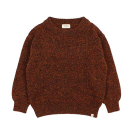 Buho BÚHO MELANGE JUMPER - BROWNIE