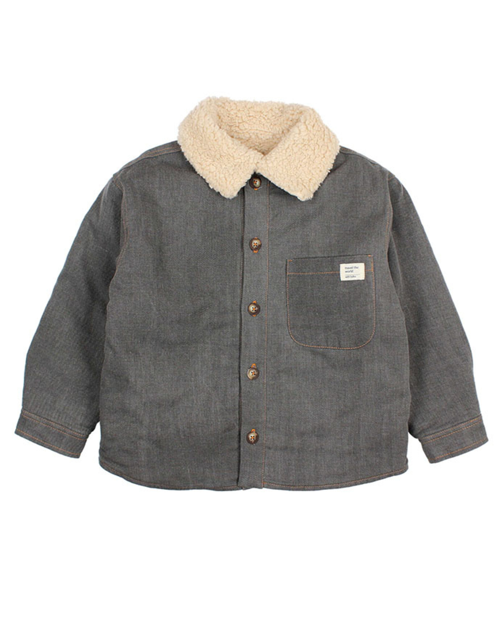 Buho BÚHO DENIM JACKET - GREY DENIM