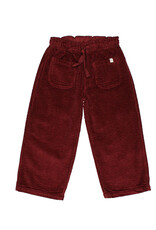 Buho BÚHO CORDUROY GIRLY PANTS - BURGUNDY