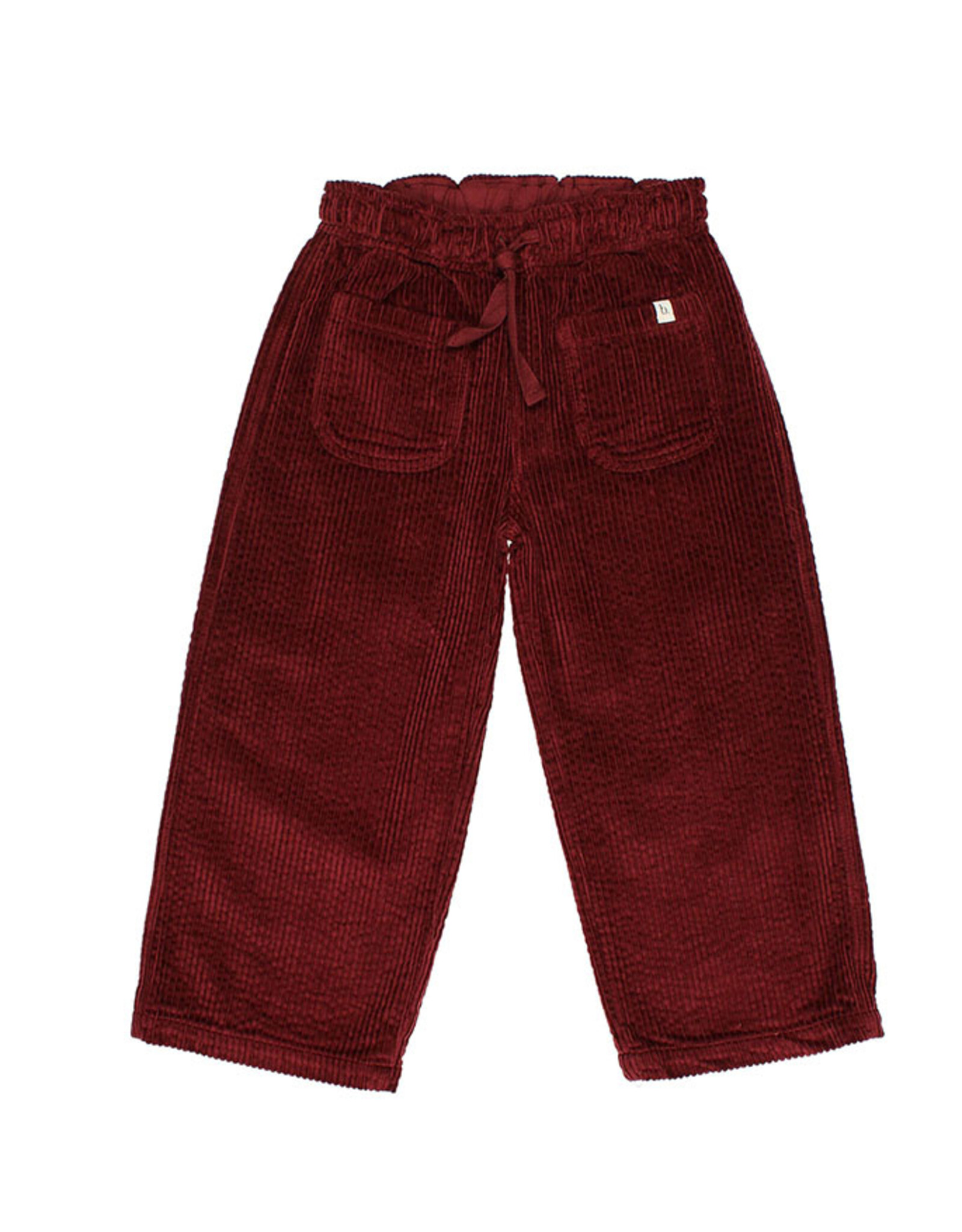 Buho BÚHO CORDUROY GIRLY PANTS - BURGUNDY