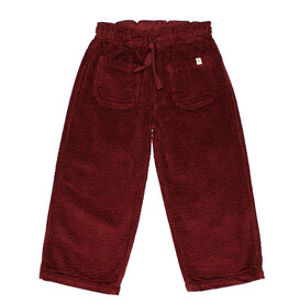 Buho BÚHO CORDUROY GIRLY PANTS - BURGUNDY