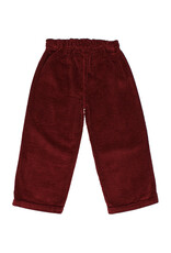Buho BÚHO CORDUROY GIRLY PANTS - BURGUNDY