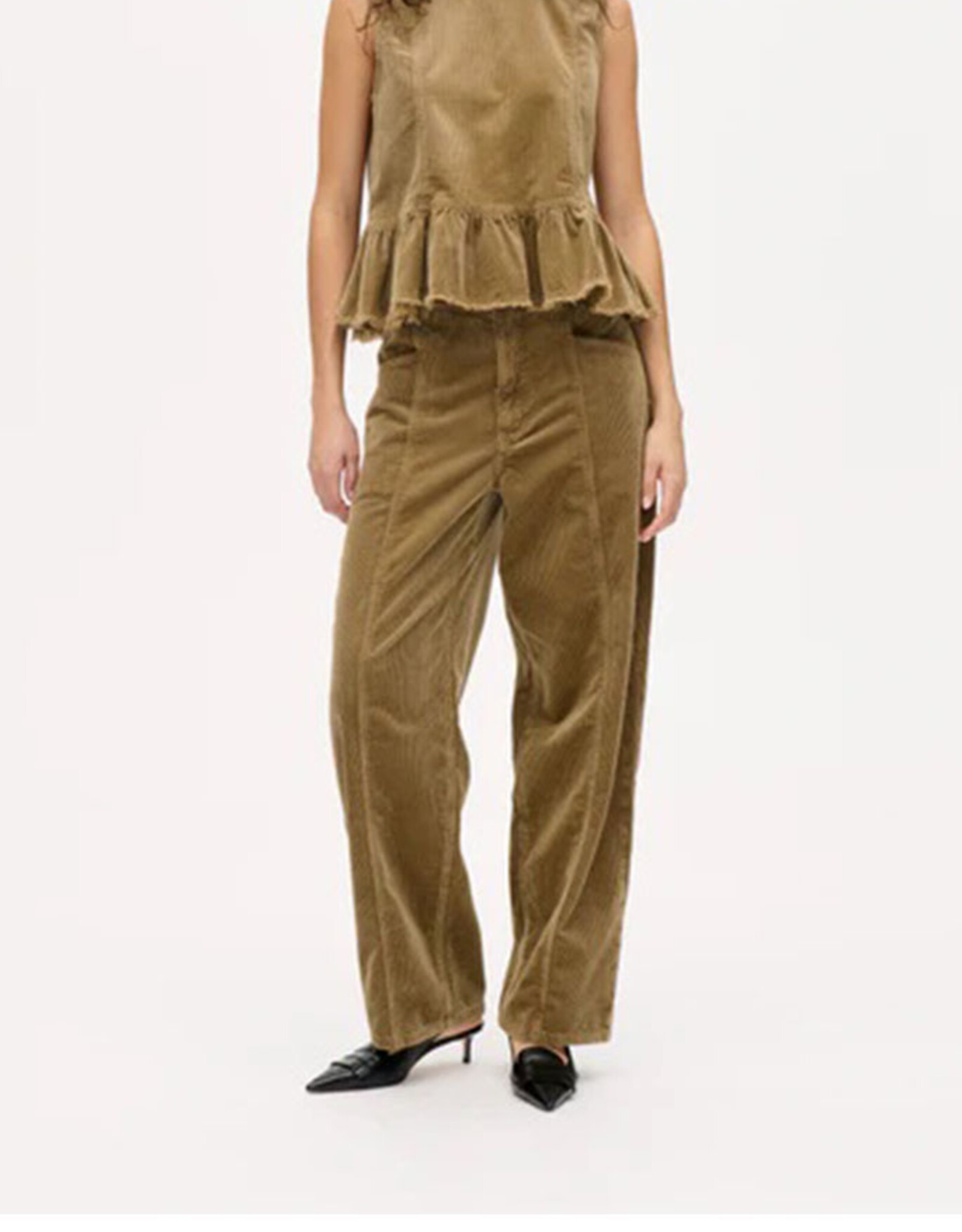 baum BAUM UND PFERDGARTEN NARA TROUSERS - SAVANNA TAN