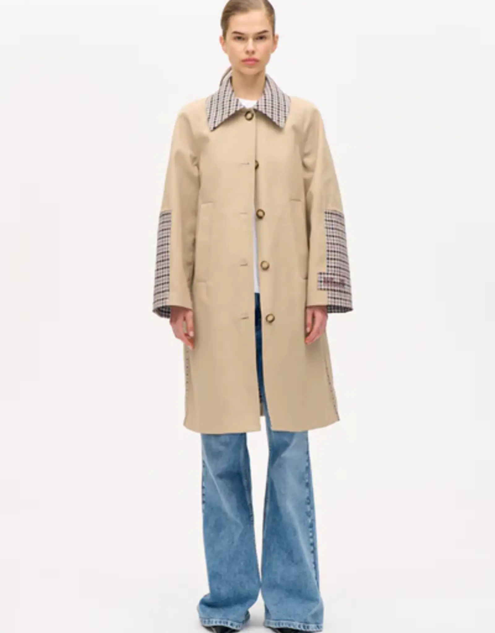 Baum Und Pferdgarten BAUM UND PFERDGARTEN DONIE CAMEL COAT - CHECK