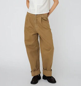 STELLA NOVA SCALLOP EDGE TROUSERS - DARK SAND