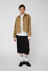 STELLA NOVA SCALLOP EDGE JACKET - DARK SAND