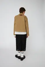 STELLA NOVA SCALLOP EDGE JACKET - DARK SAND