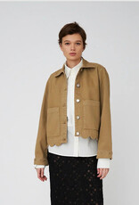 STELLA NOVA SCALLOP EDGE JACKET - DARK SAND