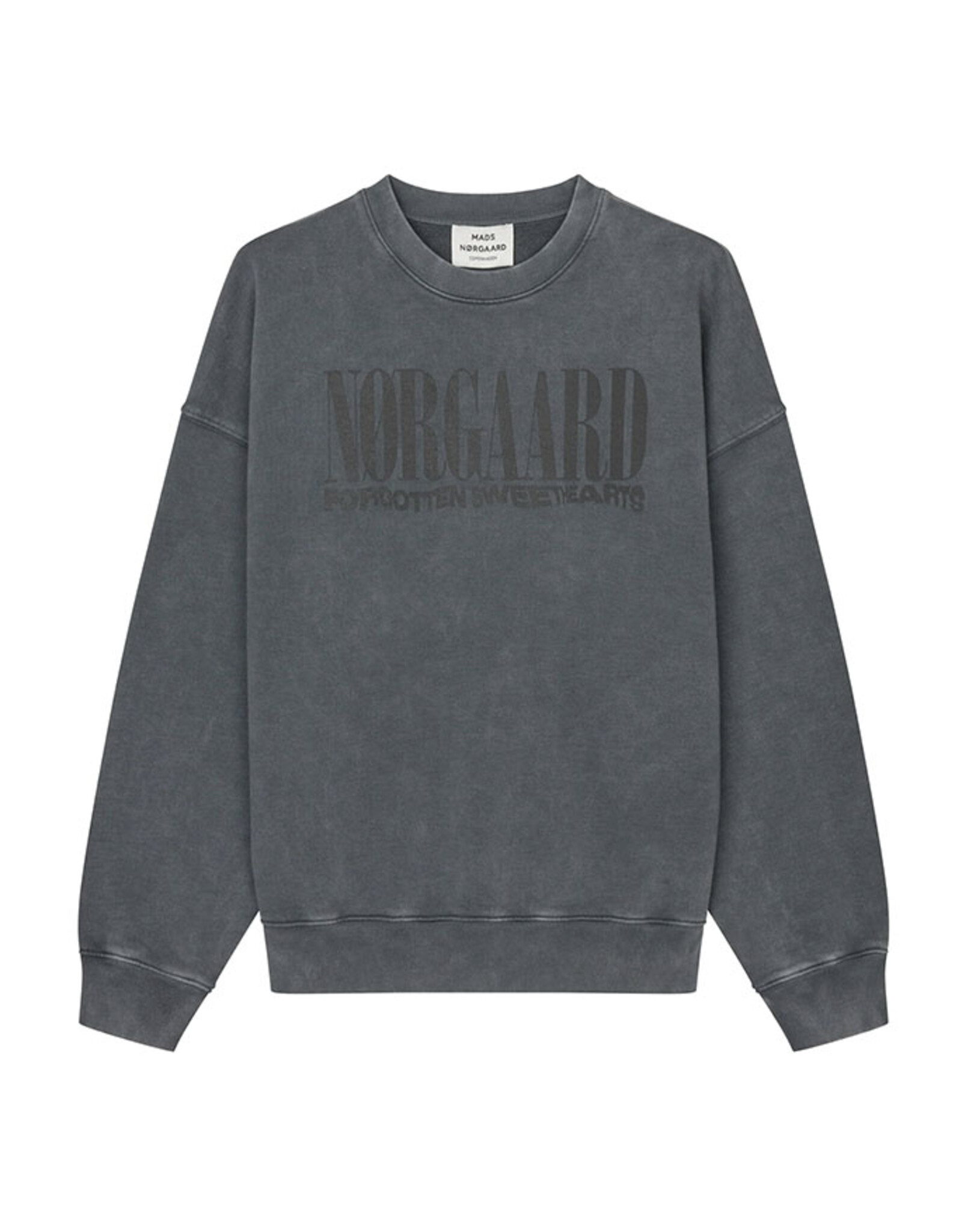 Mads Norgaard MADS NØRGAARD ATLI SWEATSHIRT - WASHED BLACK