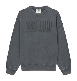 Mads Norgaard MADS NØRGAARD ATLI SWEATSHIRT - WASHED BLACK