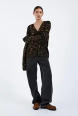 Dr Denim DR DENIM TOM CARDIGAN SPACE - BLACK