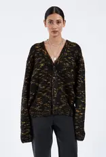 Dr Denim DR DENIM TOM CARDIGAN SPACE - BLACK