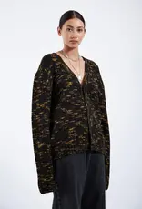 Dr Denim DR DENIM TOM CARDIGAN SPACE - BLACK