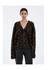 Dr Denim DR DENIM TOM CARDIGAN SPACE - BLACK