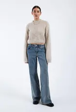 Dr Denim DR DENIM MOIRA SWEATER - BRUSHED SILVER
