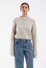 Dr Denim DR DENIM MOIRA SWEATER - BRUSHED SILVER