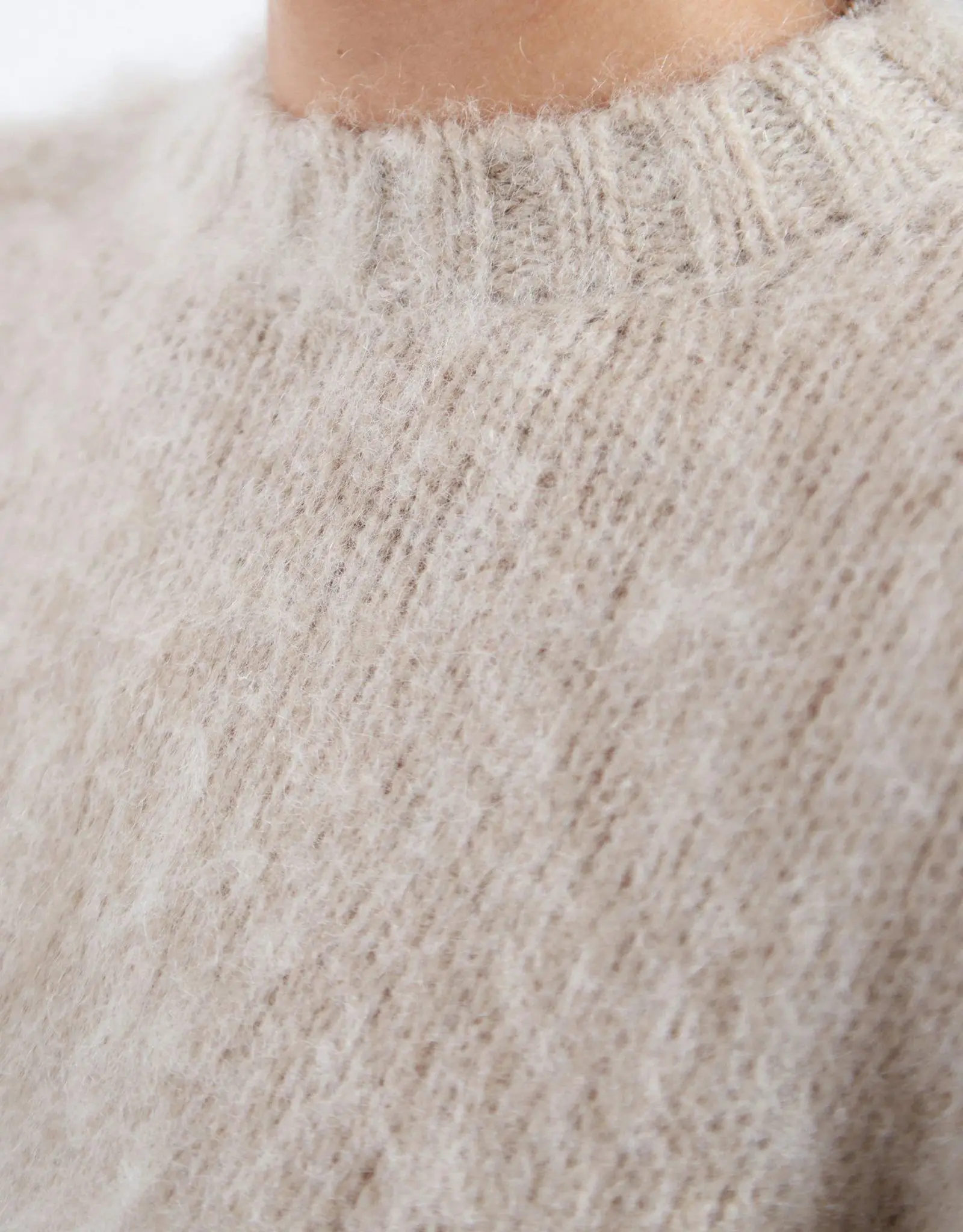 Dr Denim DR DENIM MOIRA SWEATER - BRUSHED SILVER