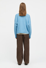 Mads Norgaard MADS NØRGAARD ALPACA AMBER CARDIGAN - CRYSTAL TEAL