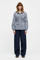 Mads Norgaard MADS NØRGAARD POPLINDA CLARA SHIRT - BLUE