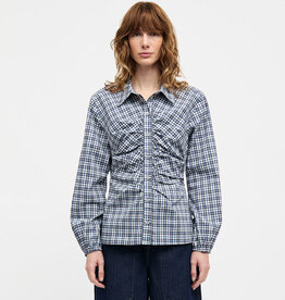 Mads Norgaard MADS NØRGAARD POPLINDA CLARA SHIRT - BLUE