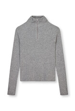 Mads Norgaard MADS NØRGAARD FINE MERINO IDA KNIT - GREY MELANGE