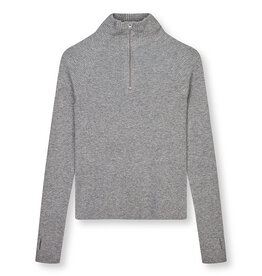 Mads Norgaard MADS NØRGAARD FINE MERINO IDA KNIT - GREY MELANGE