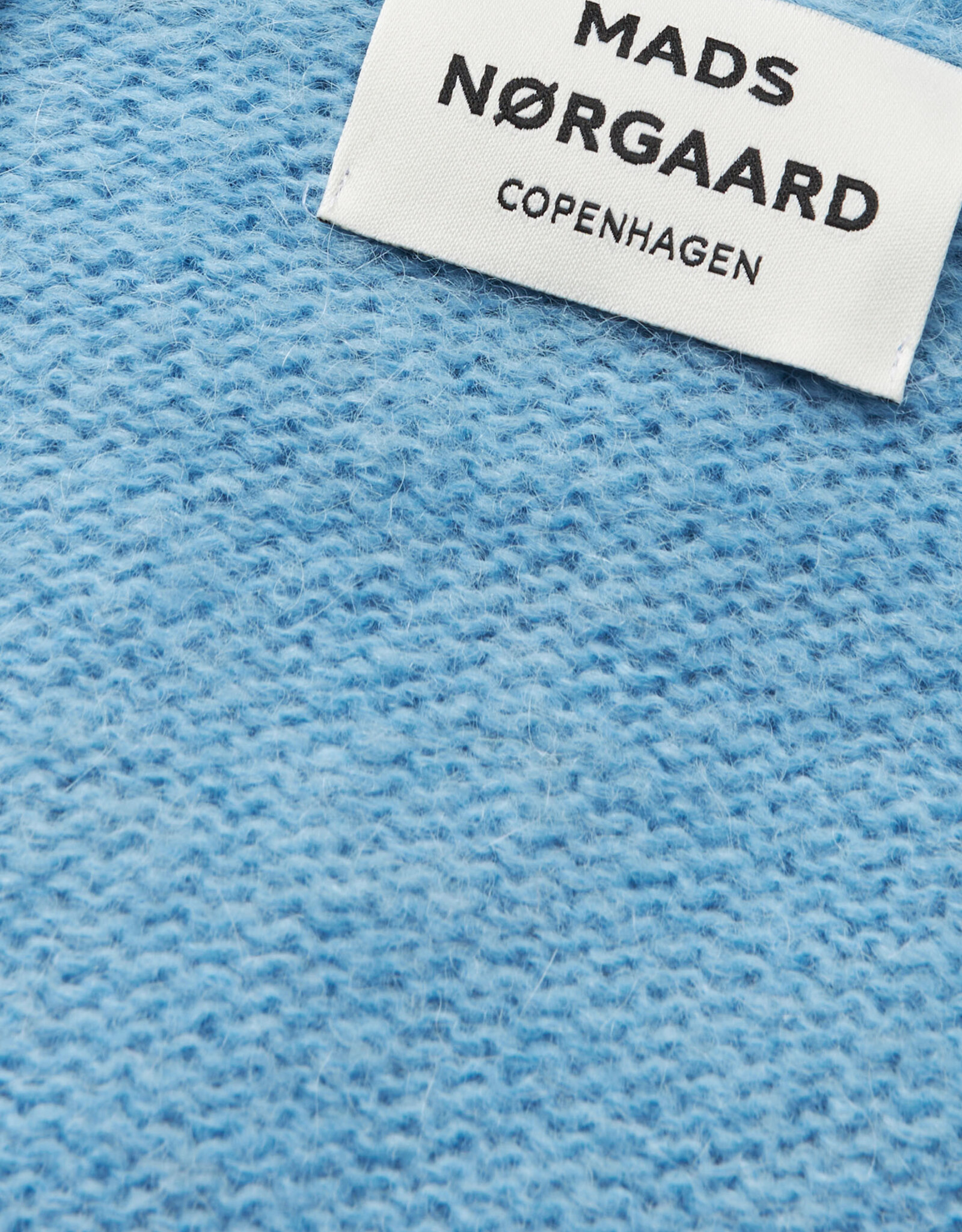 Mads Norgaard MADS NØRGAARD ALPACA AMBER CARDIGAN - CRYSTAL TEAL