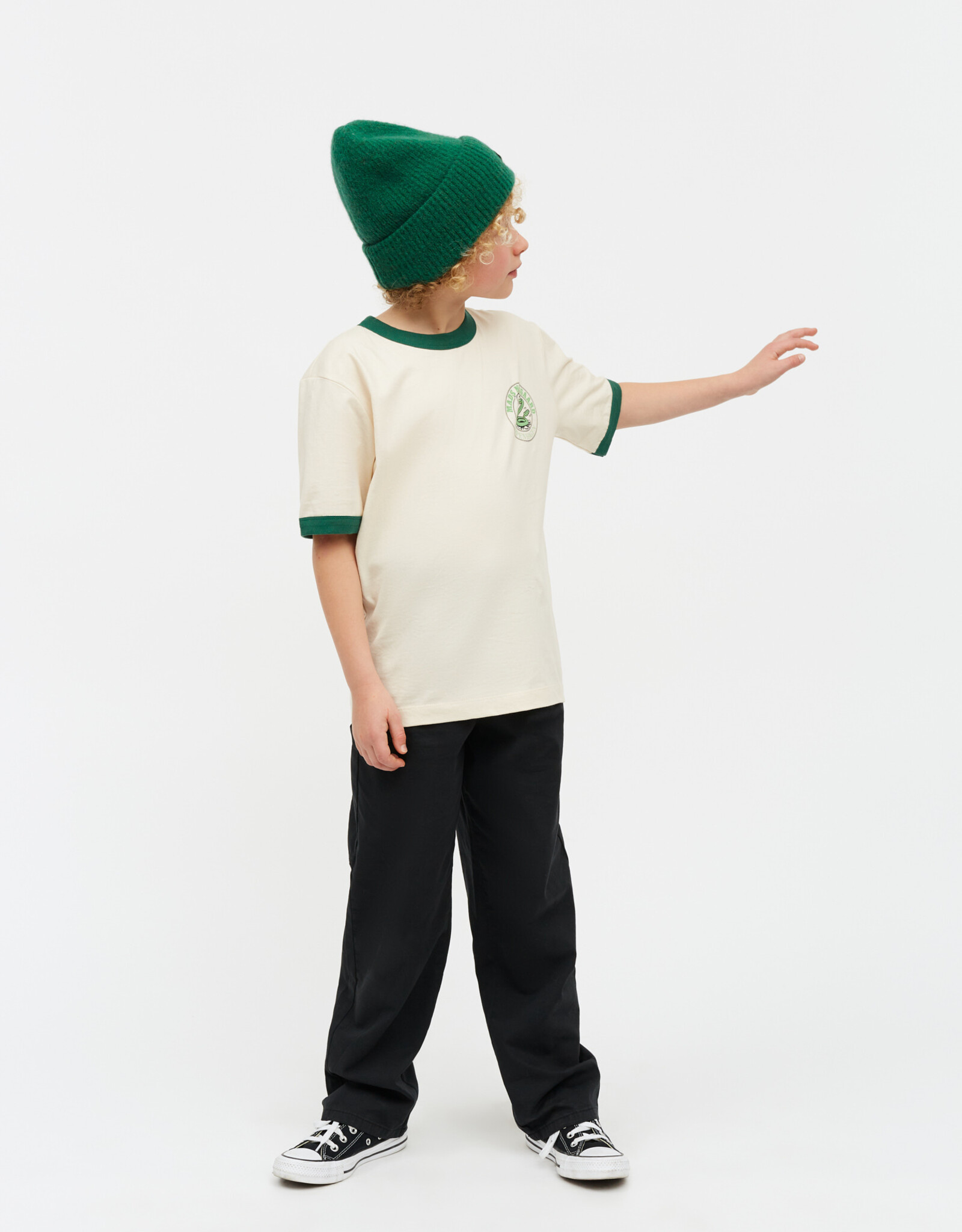 Mads Norgaard MADS NØRGAARD DRY SINGLE TEDDY TEE - WHITE