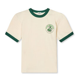 Mads Norgaard MADS NØRGAARD DRY SINGLE TEDDY TEE - WHITE
