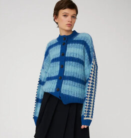STELLA NOVA STRIPED CARDIGAN - BLUE STRIPES