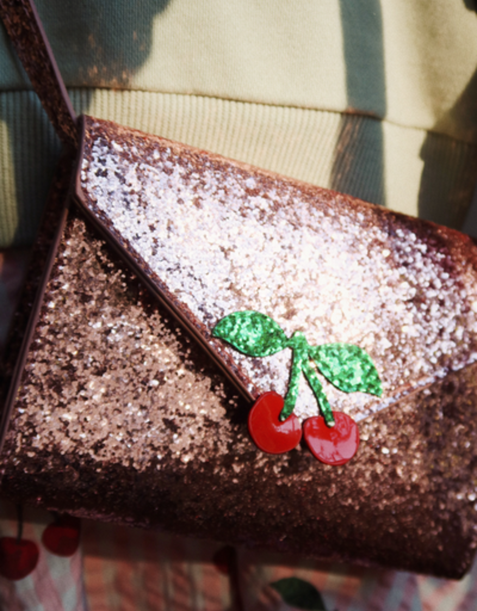 Konges Sløjd KONGES SLØJD LOVE LETTER BAG - PINK GLITTER