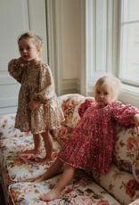 Konges Sløjd KONGES SLØJD LILA SEQUINS NOW DRESS - GOLD GLITTER